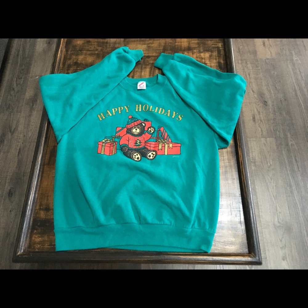 Vintage retro ugly Christmas Xmas Sweater
